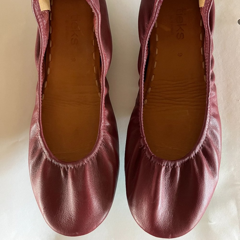 Tieks, Burgundy, sz 9